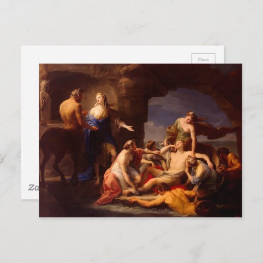 製品カスタマイズテティスはcaからアキレスを取り出す ポストカード (正面/裏面)