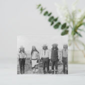 製品カスタマイズモジェブインディアンの責任者 ポストカード (スタンド正面)