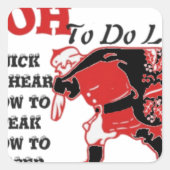 製品カスタマイズ スクエアシール (正面)