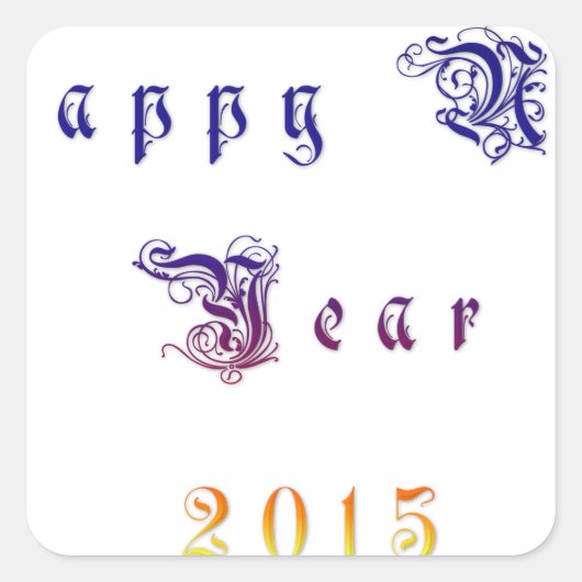 製品カスタマイズ スクエアシール (正面)