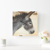 製品カスタマイズ スクエア壁時計 (ホーム)