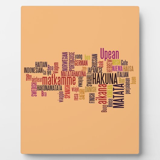 製品カスタマイズ フォトプラーク (正面)