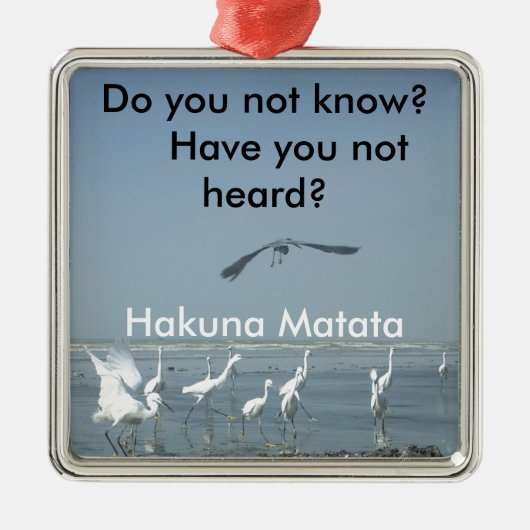 製品カスタマイズ メタルオーナメント (正面)