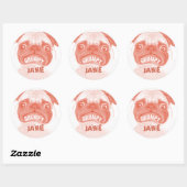 製品カスタマイズ ラウンドシール (シート)