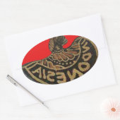 製品カスタマイズ 楕円形シール (封筒)