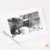 製品カスタマイズ 長方形シール (封筒)