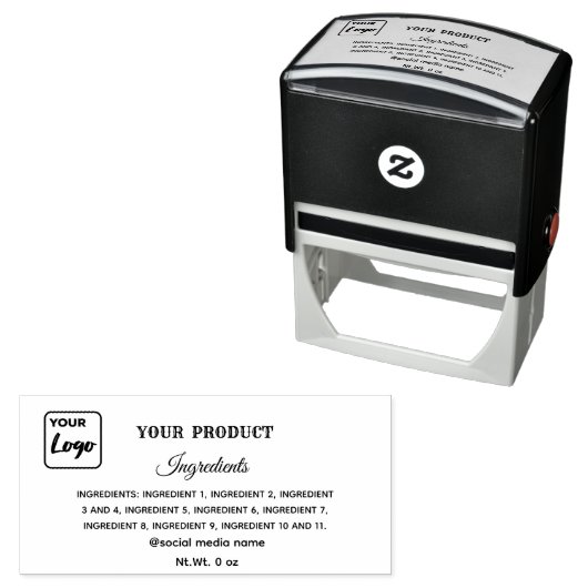 製品シンプル原料のカスタムロゴ セルフインキングスタンプ (インサイチュ)