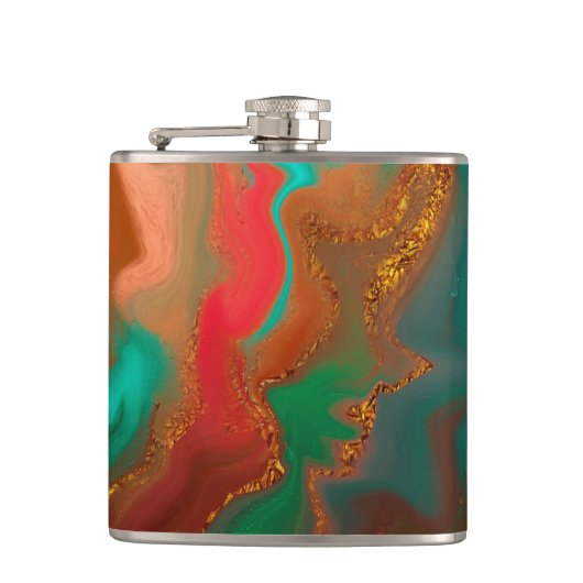 製品パターンの抽象的なデザインです フラスク (正面)