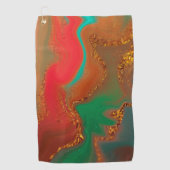 製品パターンの抽象。 ゴルフタオル (正面)