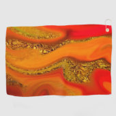 製品パターンの抽象 ゴルフタオル (横)