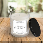 製品パーソナライズされたキャンドルラベルシール スクエアシール