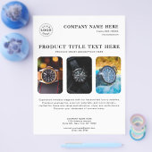 製品パーソナライズされたプロモーション用ホワイトフライヤー チラシ (シングル)