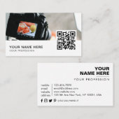 製品フォトグラファーQRコード 名刺 (正面/裏面)