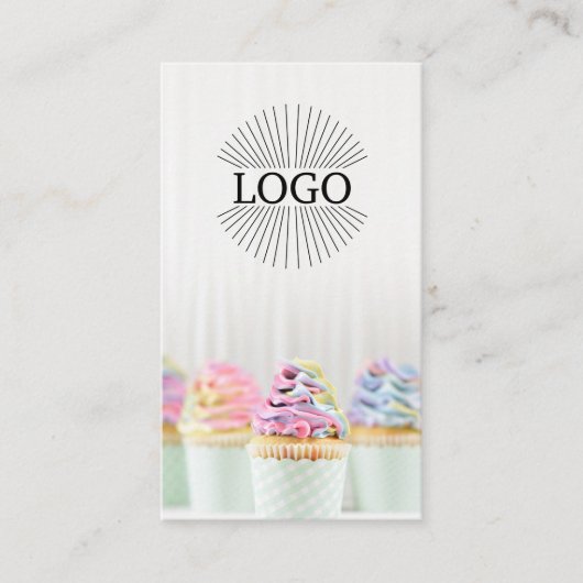 製品フォトロゴQRコード 名刺 (正面)