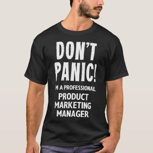 製品マーケティング管理者 Tシャツ (正面)