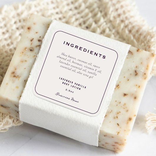 製品モダンスタイリッシュ原料リスト スクエアシール