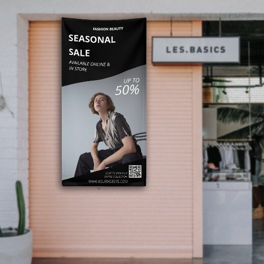 製品モダン写真インストア事業マーケティング 横断幕