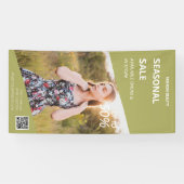 製品モダン写真インストア事業マーケティング 横断幕 (横)