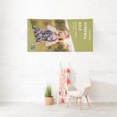 製品モダン写真インストア事業マーケティング 横断幕 (インサイチュ)