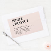 製品モダン包装石けんラベル 長方形シール (封筒)