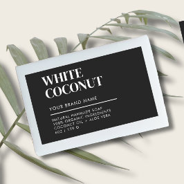 製品モダン包装石けんラベル 長方形シール