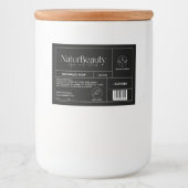 製品モダン化粧石鹸ラベル フードラベル (正面)