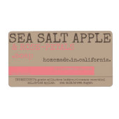 製品ラベルの石鹸またはキャンドル素朴ヴィンテージ ラベル (正面)