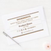 製品ラベルシール 長方形シール (封筒)