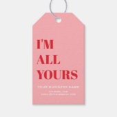 製品ラベルラベル、私はすべてのYours、オンラインストア ギフトタグ (正面)