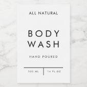 製品ラベル団体や組織保管 – 体ウォッシュ フードラベル (シングルラベル)