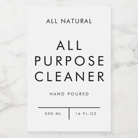 製品ラベル団体や組織保管 – CLEANER フードラベル (シングルラベル)