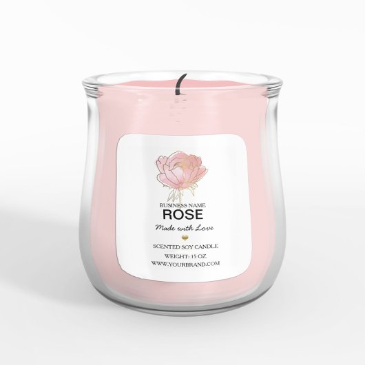 製品ラベル赤面ピンク水色 スクエアシール