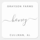 製品ラベル スクエアシール (正面)