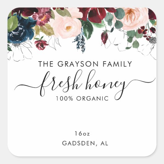 製品ラベル スクエアシール (正面)