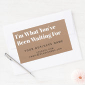 製品ラベル、ビジネス購入ボックスのパッケージ、 長方形シール (封筒)