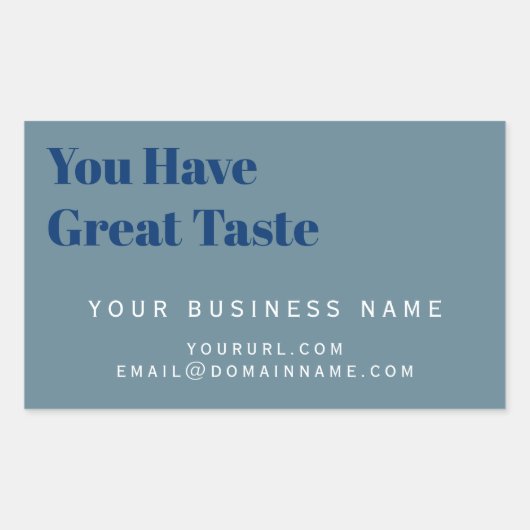 製品ラベル、ビジネス購入ボックスのパッケージ、 長方形シール (正面)