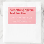 製品ラベル、ビジネス購入ボックスのパッケージ、 長方形シール (バッグ)