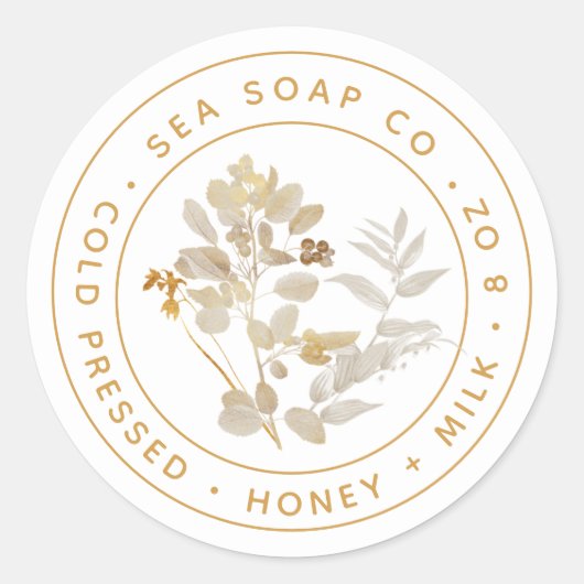 製品ラベル ラウンドシール (正面)