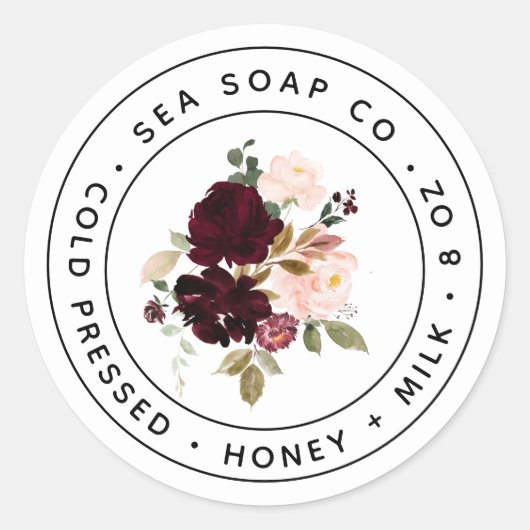 製品ラベル ラウンドシール (正面)