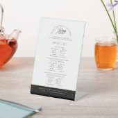 製品価格リストコトンロゴ白黒 台座サイン (インサイチュ)