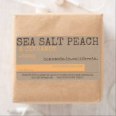 製品包装海塩トレンディー素朴ヴィンテージ ラベル (インサイチュ)