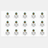 製品原料ハンドメイド/エッセンシャル油ボトル ラベル (シート)