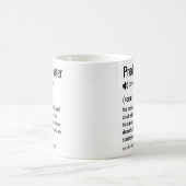 製品所有者の定義 コーヒーマグカップ (中央)