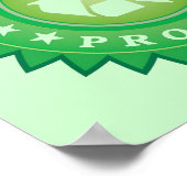 製品環境にやさしシールのポスター ポスター (角)