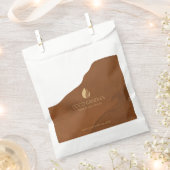 製品自然紙バッグ フェイバーバッグ (クリップ留めされた状態)