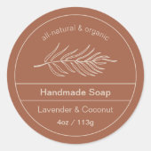 製品Terracottaロゴラベル ラウンドシール (正面)