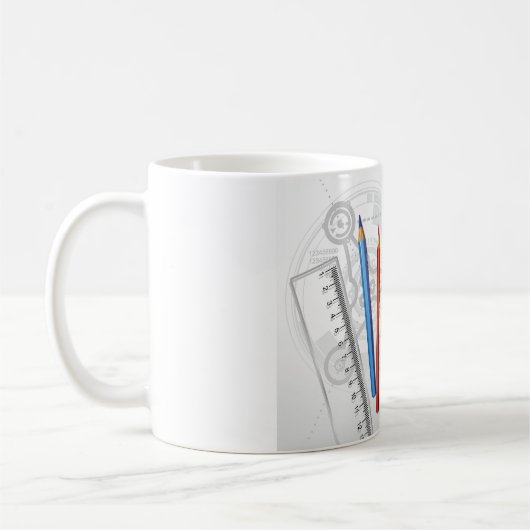 製図事務用品 コーヒーマグカップ (左)
