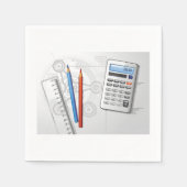 製図事務用品 スタンダードカクテルナプキン (正面)