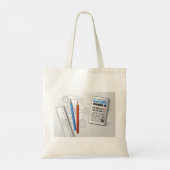製図事務用品 トートバッグ (裏面)