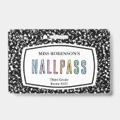 製図帳教室用廊下パスリラックマ バッジ (裏面)